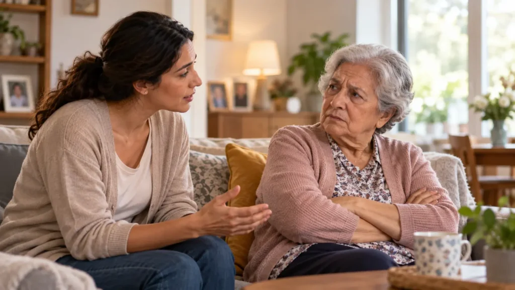 Parent refuse l'aide à domicile comment le convaincre avec douceur